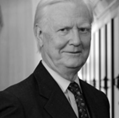 Sir Jim Mirrlees b&w Sir Jim Mirrlees Black and White Portrait